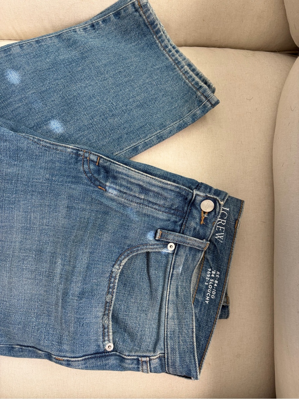 J. Crew Straight-Leg Women's Jeans in Medium Blue Wash